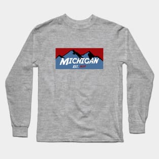 Michigan Mountains Long Sleeve T-Shirt